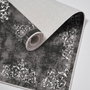 Mijölnir 510616 Juego de Alfombras de Baño de Poliéster Gris 2 Piezas 50x60 cm y 60x100 cm